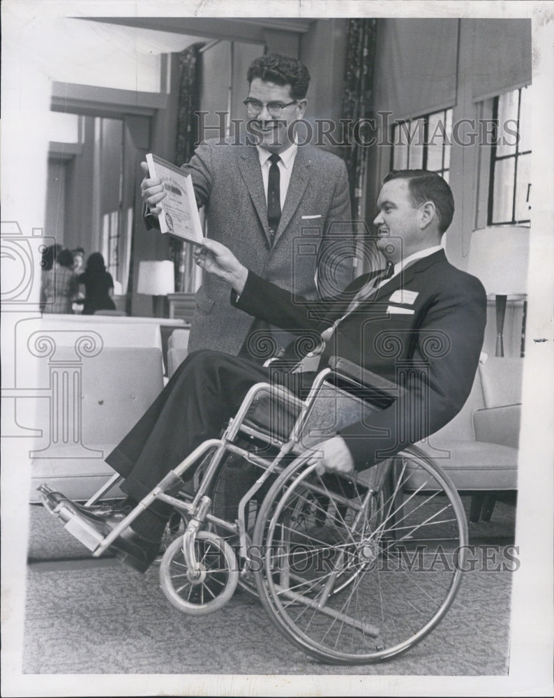 1963 Timothy Nugent Harry Bendsten Rehab Education Center IL - Historic Images