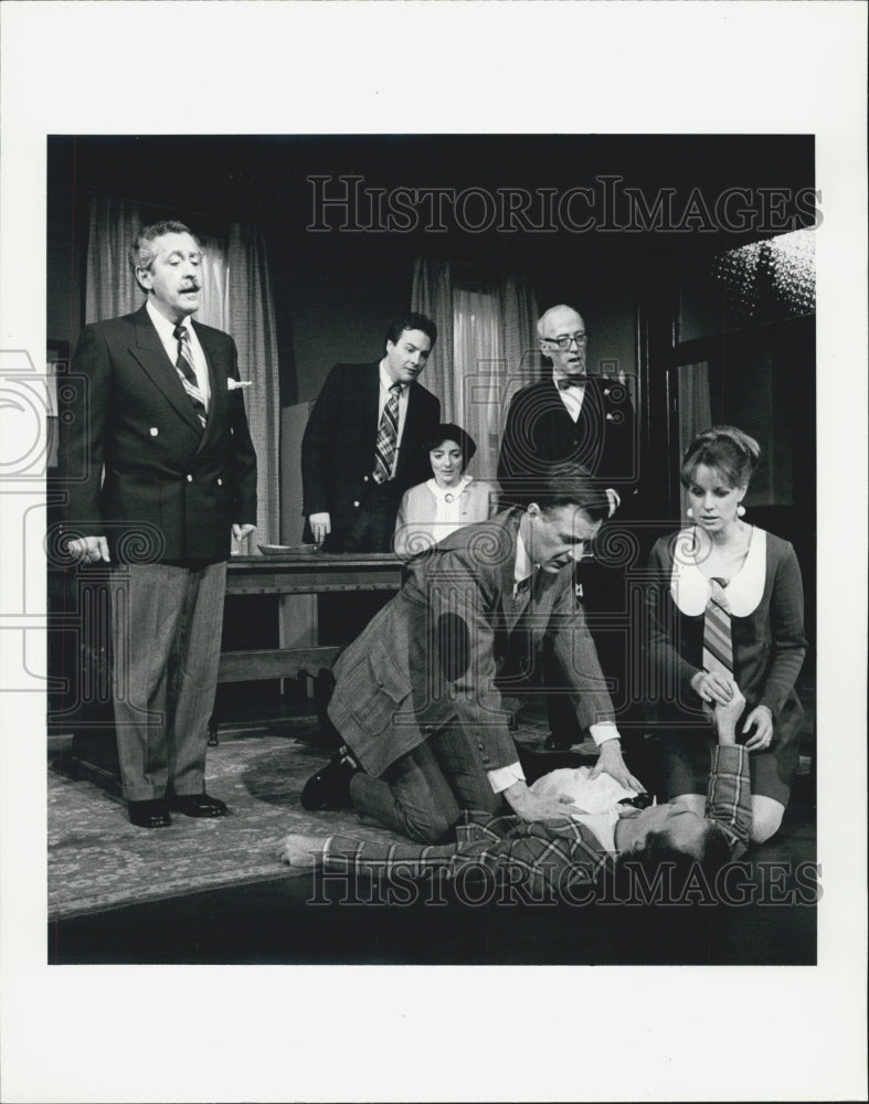 1984 Press Photo Mike Nussbaum Teachers Northlight Theatre - Historic Images