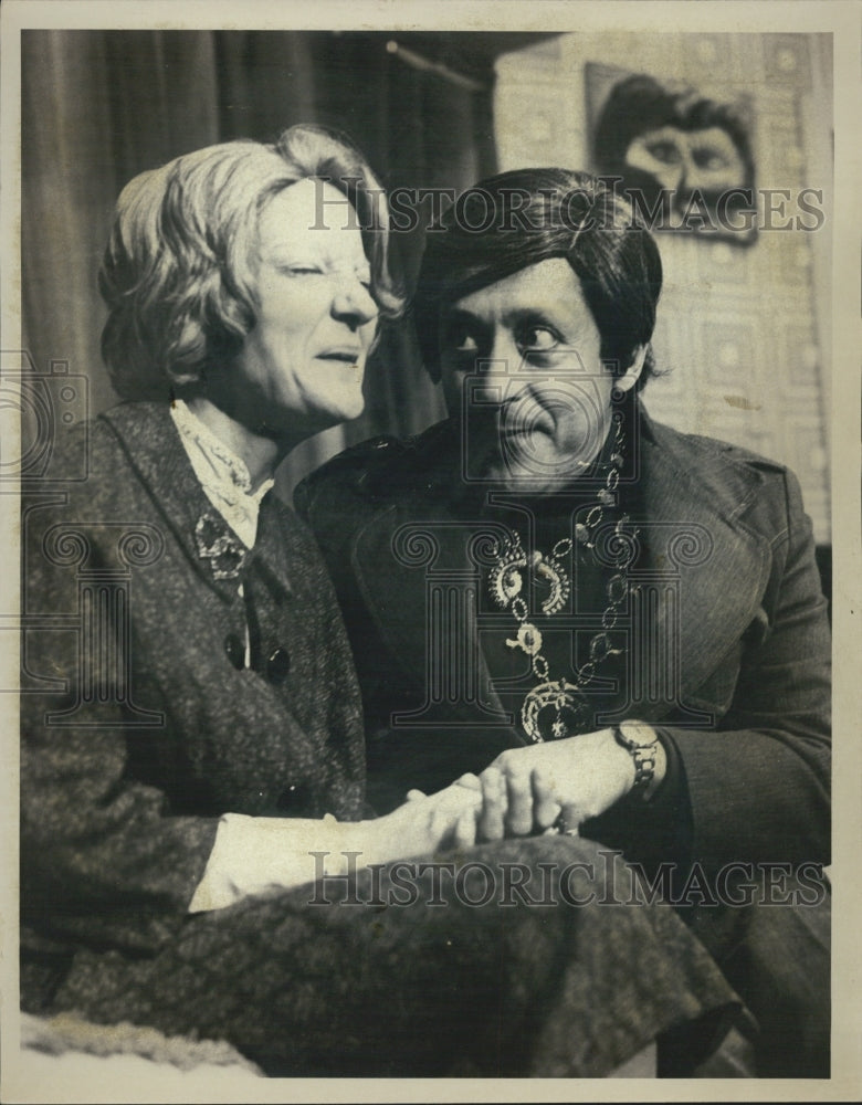 1974 Actors Mike Nussbaum And Lolly Trauscht Starring Together - Historic Images