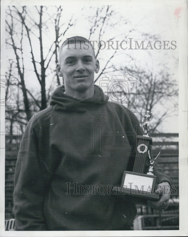 1980 Press Photo of 1960 Photo Paul Moore/Bradley University Track - Historic Images