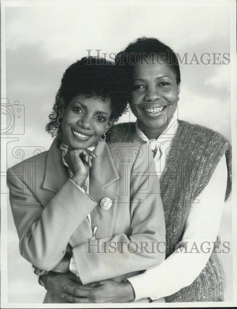 1986 Press Photo Melba Moore Barbara Meek Comedy Series - Historic Images