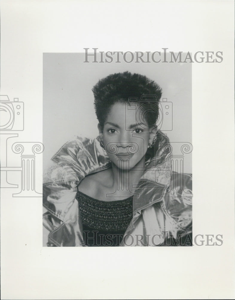 1991 Press Photo Melba Moore Tony Winner Actress Singer - Historic Images