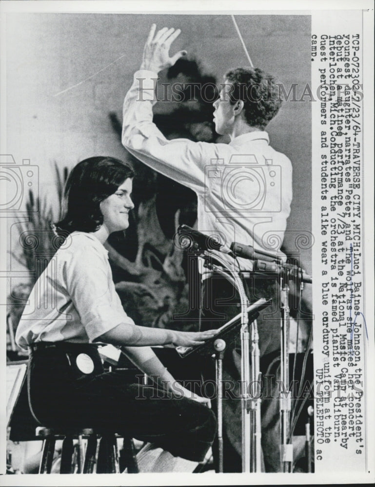 1964 Luci Baines Johnson President Johnson's Daughter - Historic Images