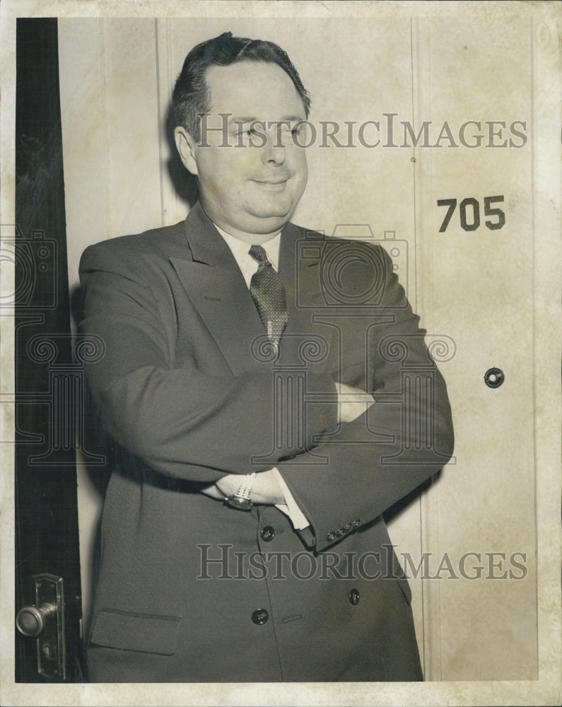 1956 Press Photo Bernard Moran - Historic Images