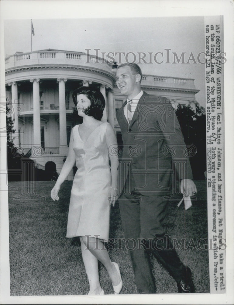 1966 Lucy Baines Johnson Patrick Nugent - Historic Images