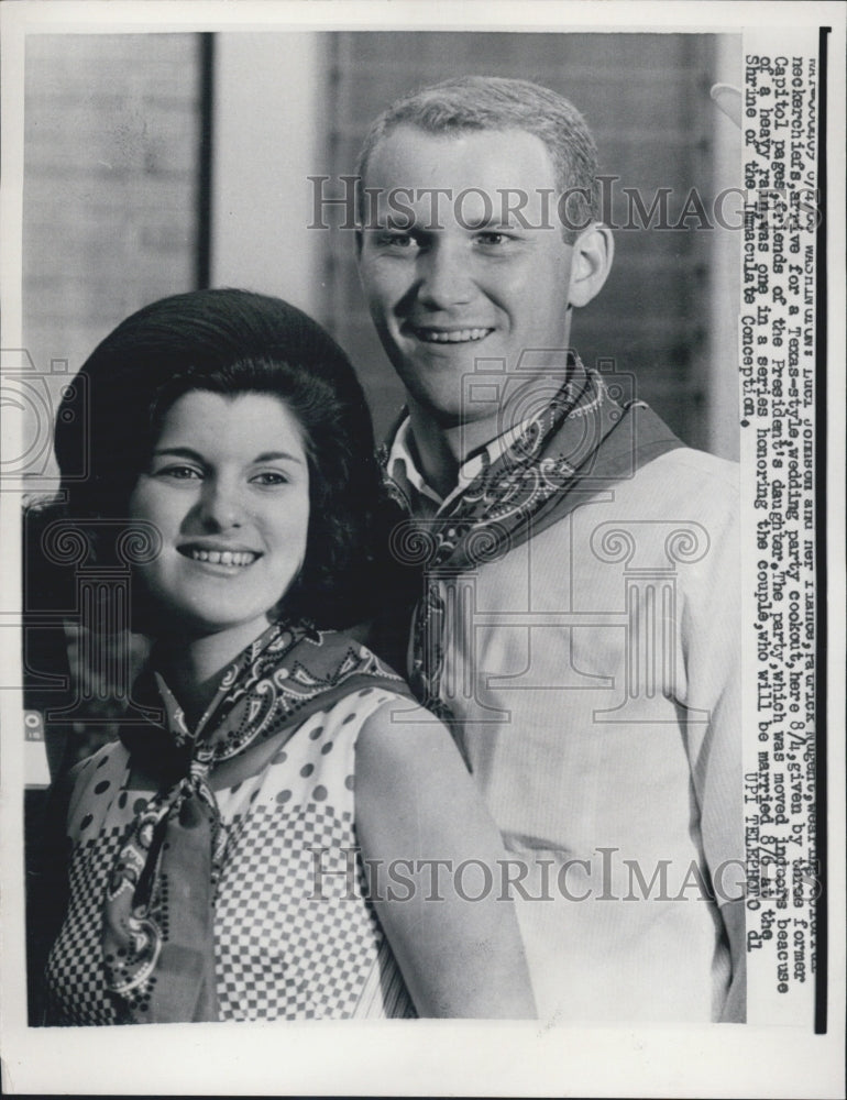 Press Photo Nugent Wedding - Historic Images