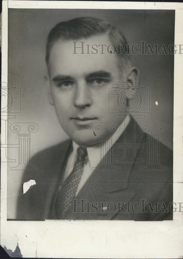 1935 Illinois Commerce Commission Counsel Irvin Rooks Portrait - Historic Images