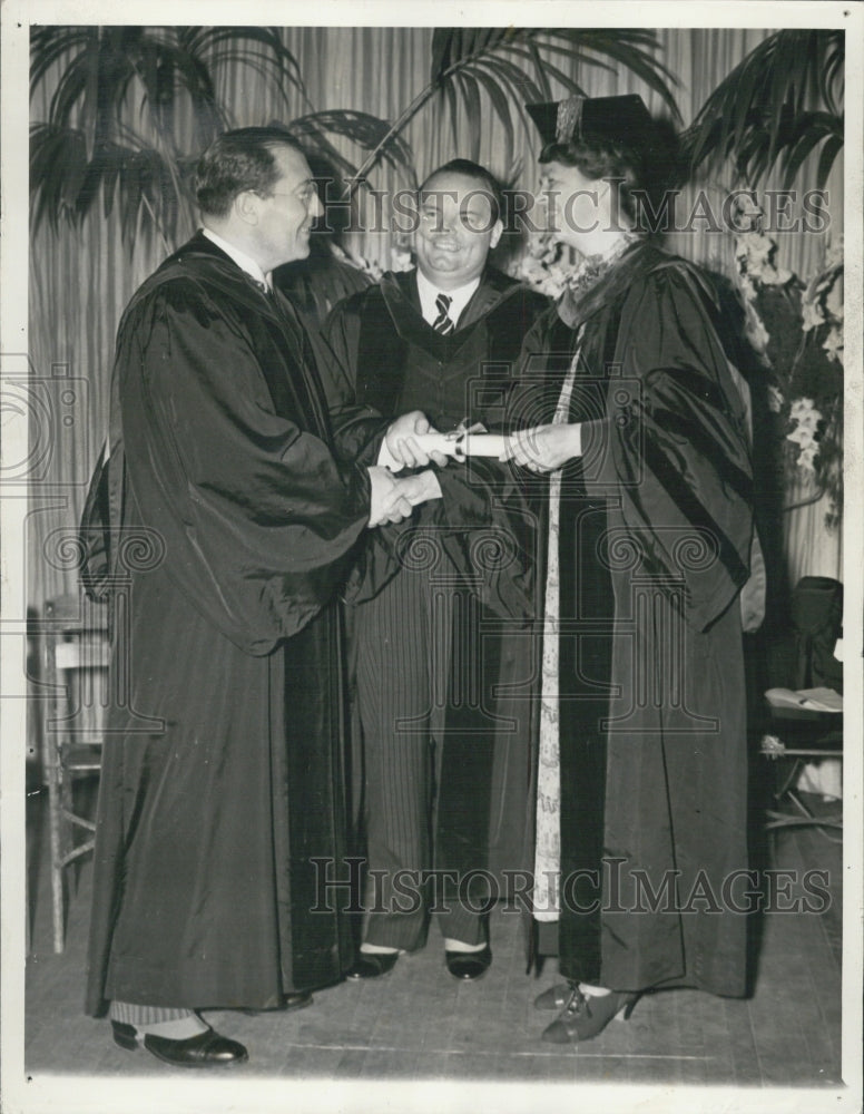 1937 Press Photo Roosevelt Doctorate - Historic Images