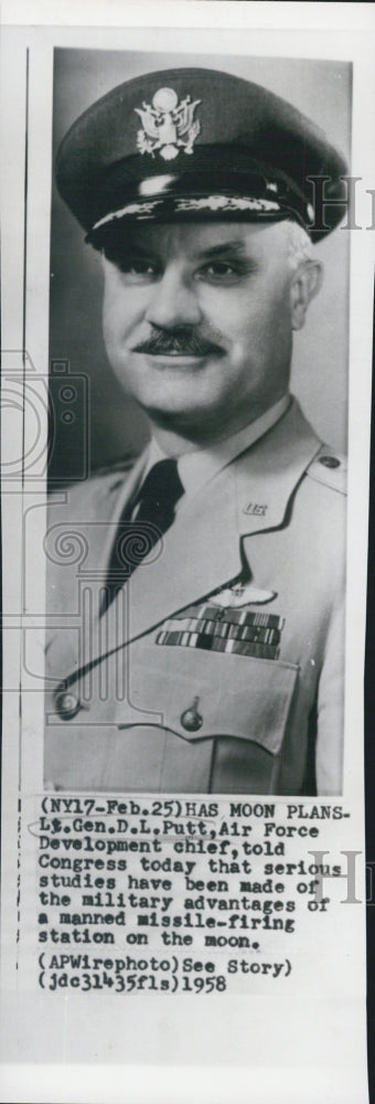 1958 Putt Suggests Military In Space - Historic Images