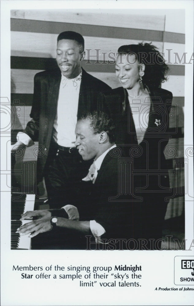 Press Photo Midnight Star Skys The Limit Singers - Historic Images