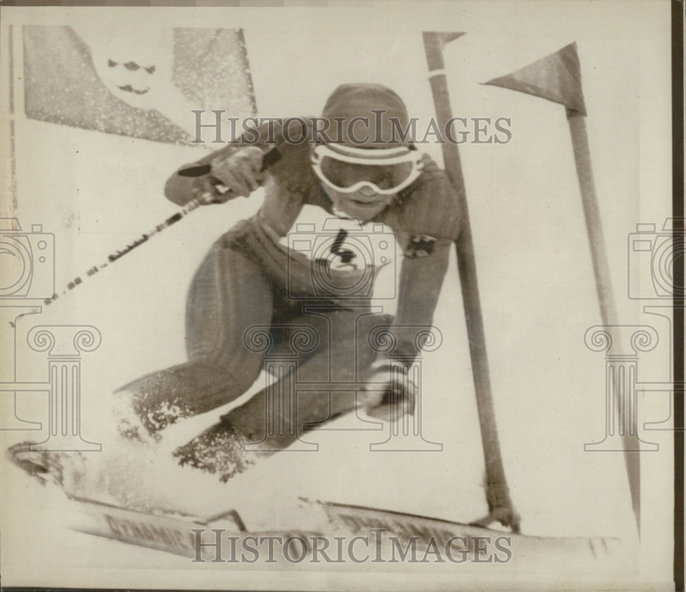 1976 Rosi Mittermaier Skiier Giant Slalom West Germany Olympics - Historic Images