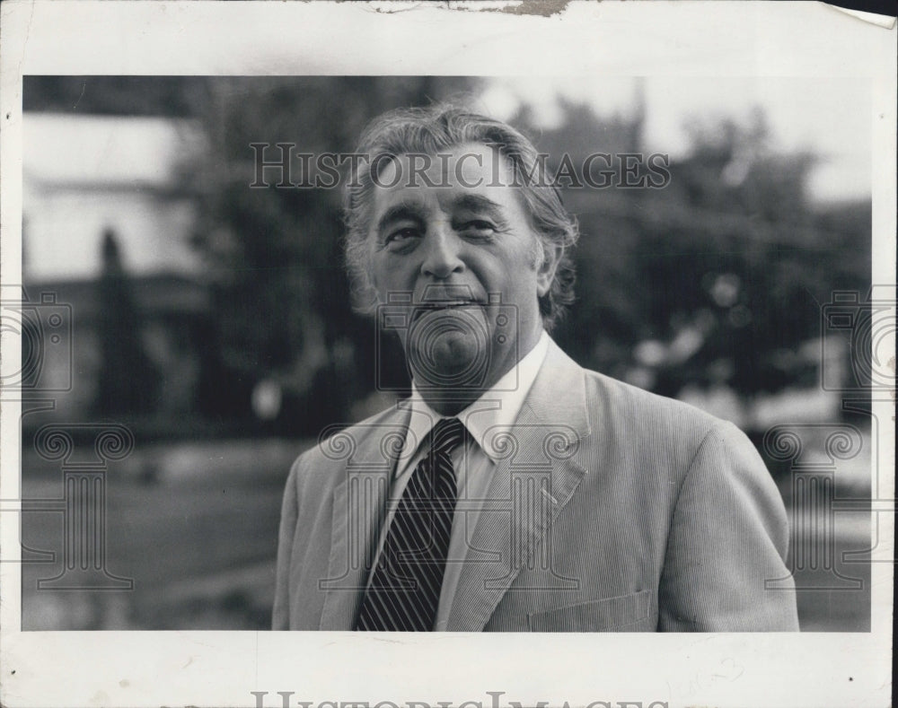 1982 Press Photo That Championship Season Film Actor Robert Mitchum Scene - Historic Images