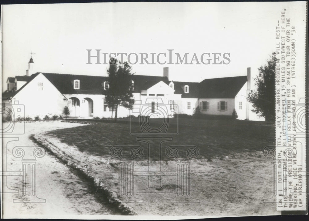 1938 Home of Elliott Roosevelt - Historic Images