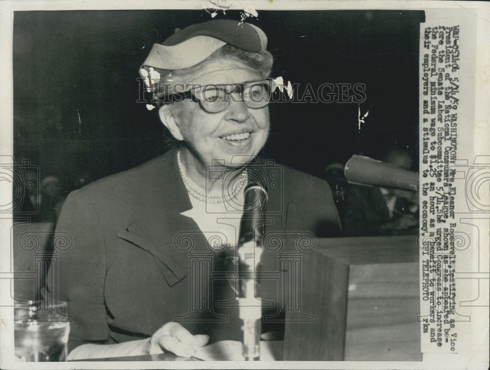 1959 Mrs Franklin Roosevelt - Historic Images