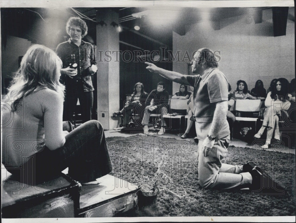1973 Ted Lisa at his Chicago Acting School - Historic Images