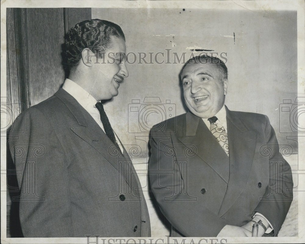 1949 Louis Rosenthal Accused of Fraud with Attorney - Historic Images