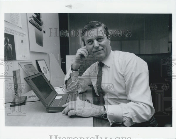 1991 Jacques Noels president CEO Zenith Data Systems - Historic Images