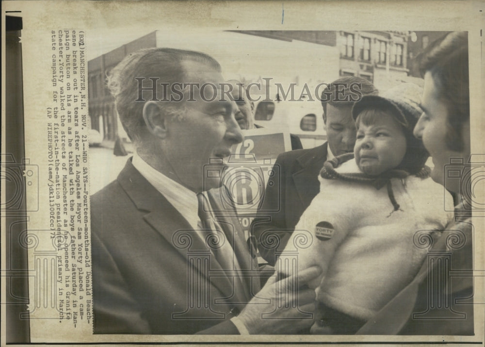 1971 LA Mayor Sam Yorty - Historic Images