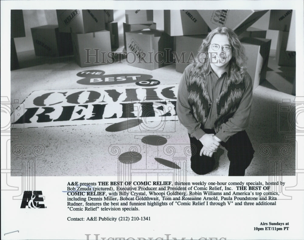 Press Photo Bob Zmuda hosts The Best of Comic Relief - Historic Images