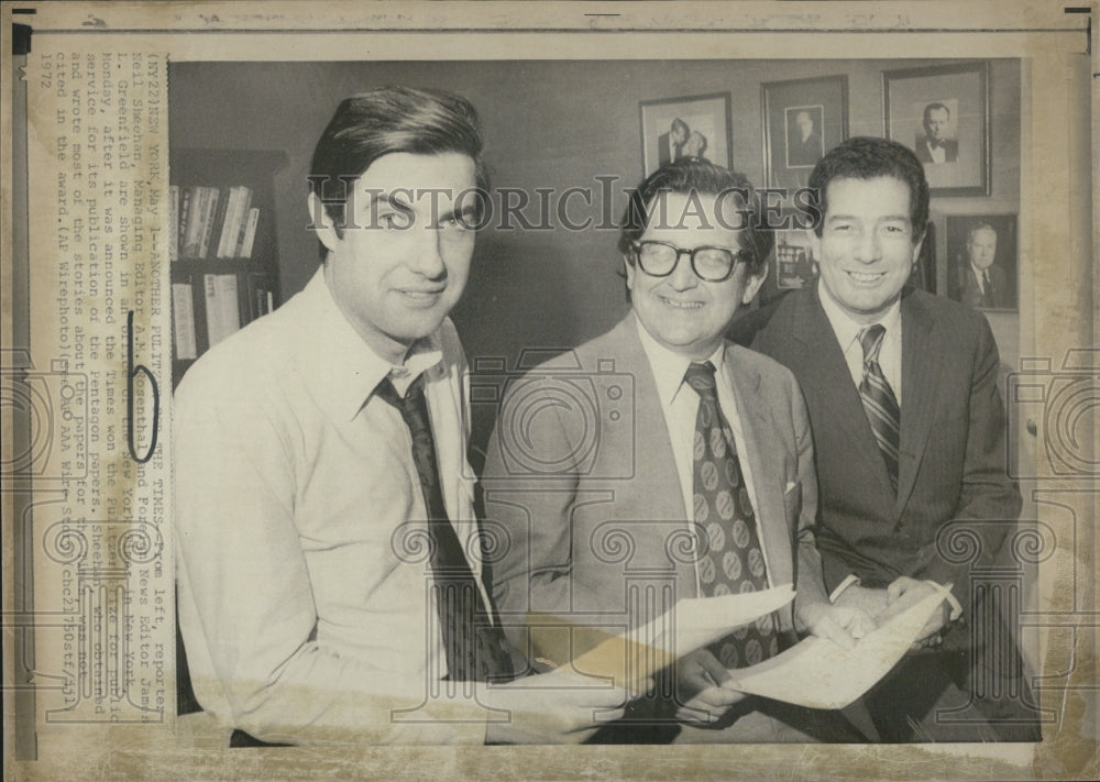 1972 Press Photo Rosenthal News Editor - RSG05065 - Historic Images