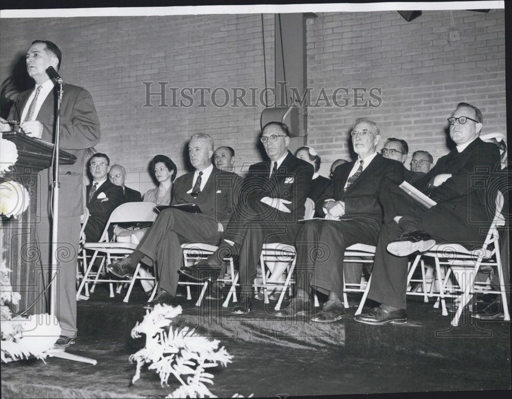 1955 High School Dedication Ceremony - Historic Images