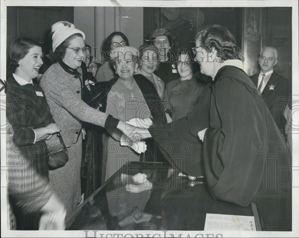 1956 Women Bar Association New Judge Katherine Nohelty Birthday - Historic Images