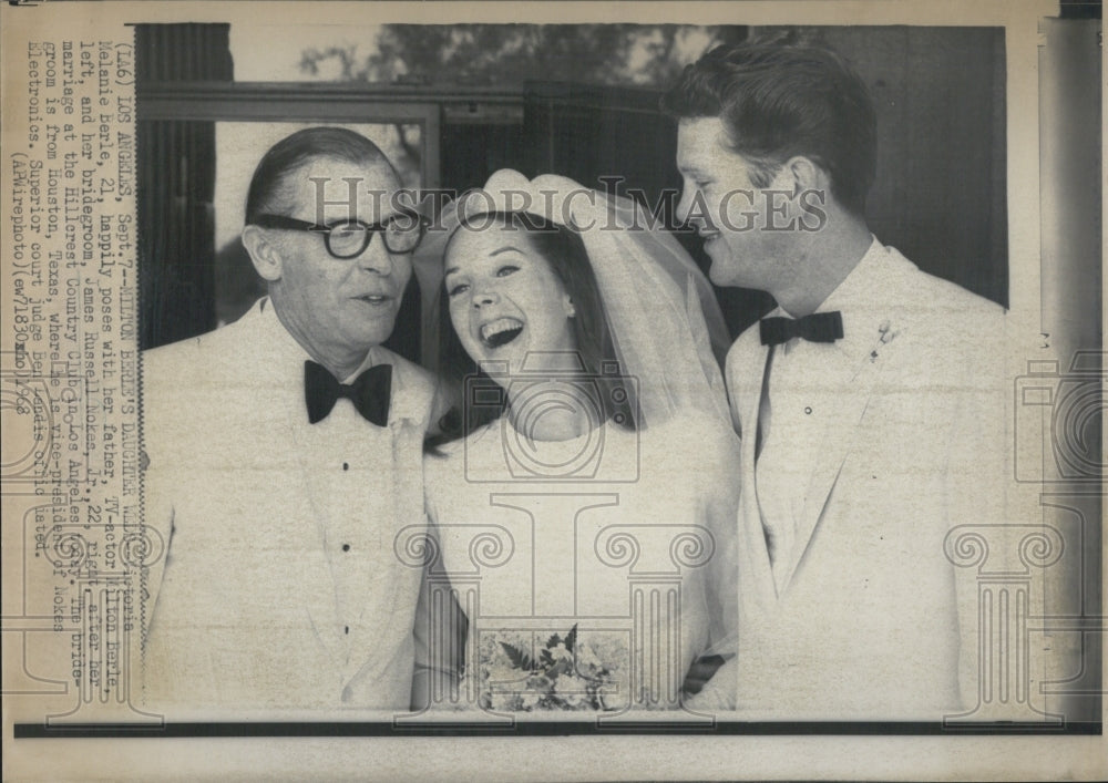 1968 Victoria Berle, Milton Berle&#39;s Daughter Gets Married - Historic Images