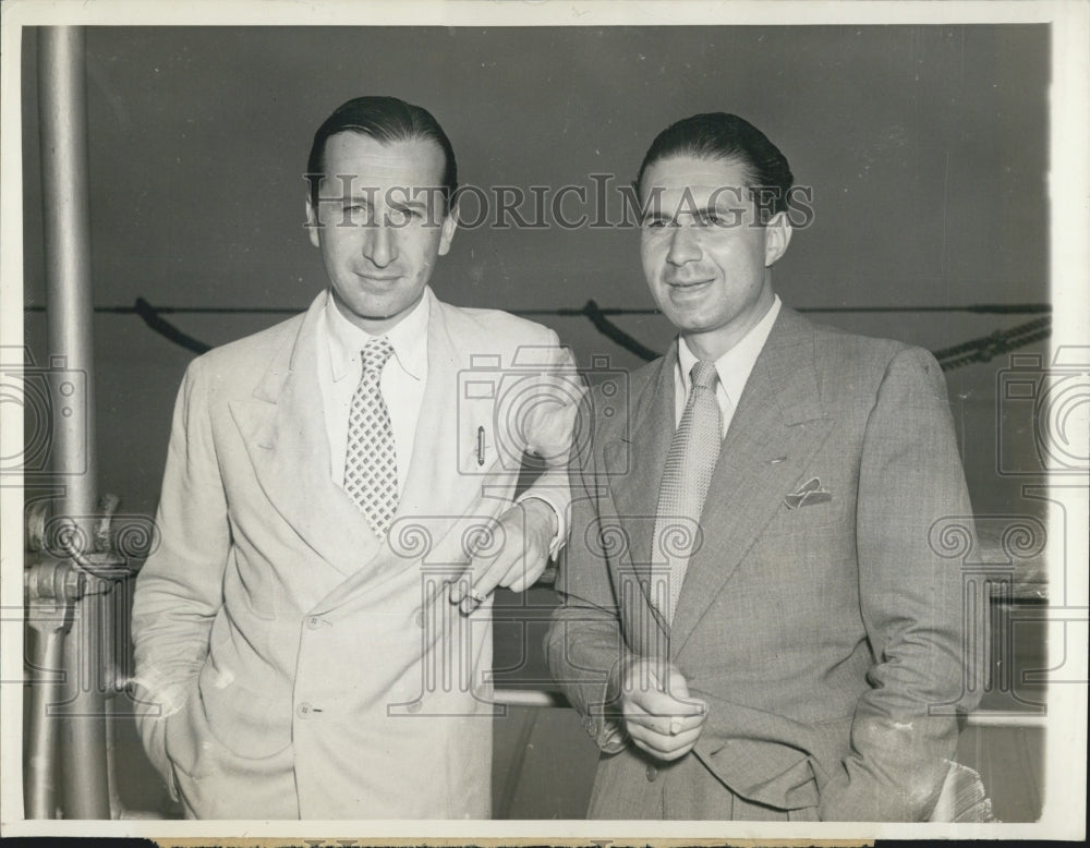 1937 Italian Motor Boat Gold Cup Winners Rossi &amp; Cattaneo - Historic Images