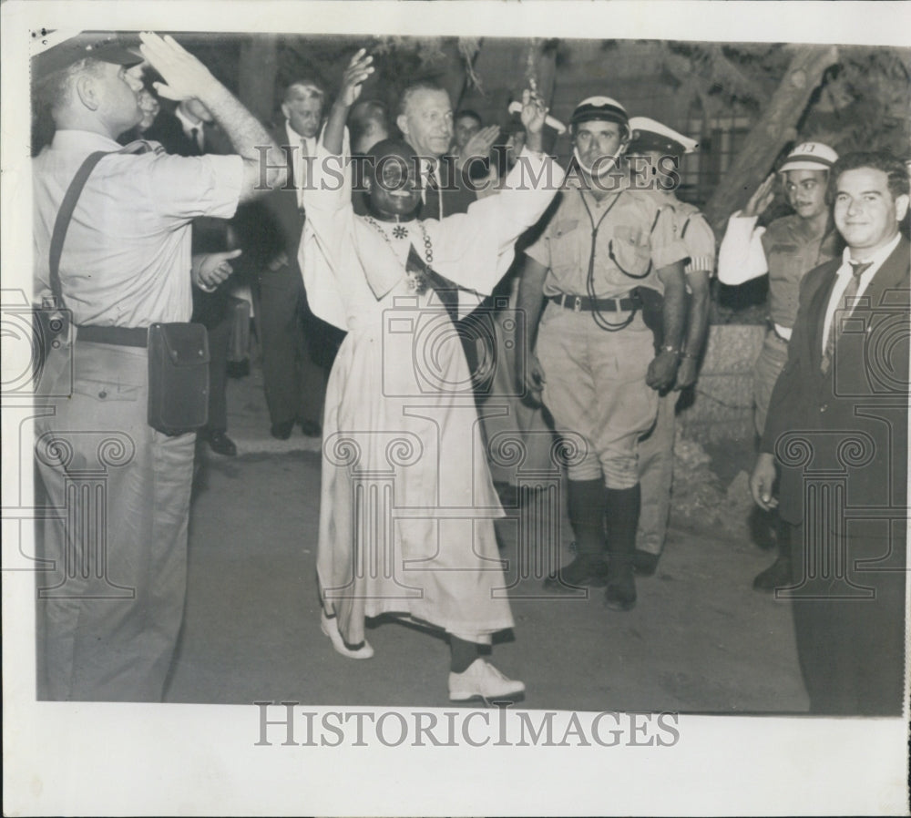 1960 Press Photo Abbe Fulbert YoulouPresident Ben-Zvi - Historic Images