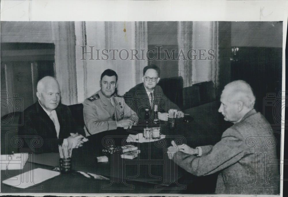 1959 Marshal Viscount Montgomery Premier Nikita Khrushchev - Historic Images