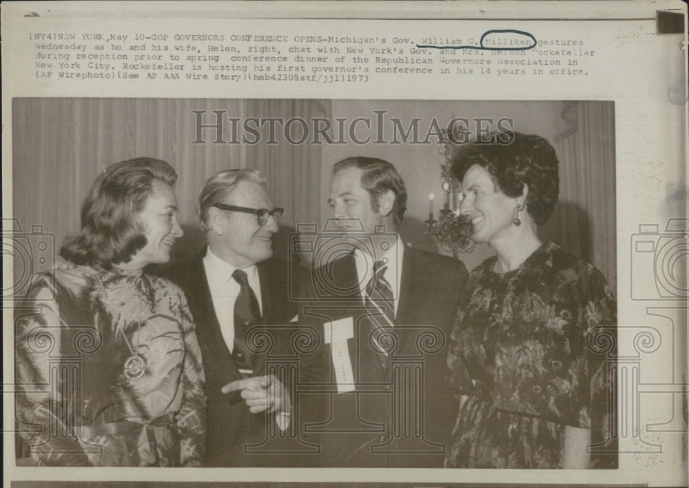 1973 Milliken Republican Governors - Historic Images