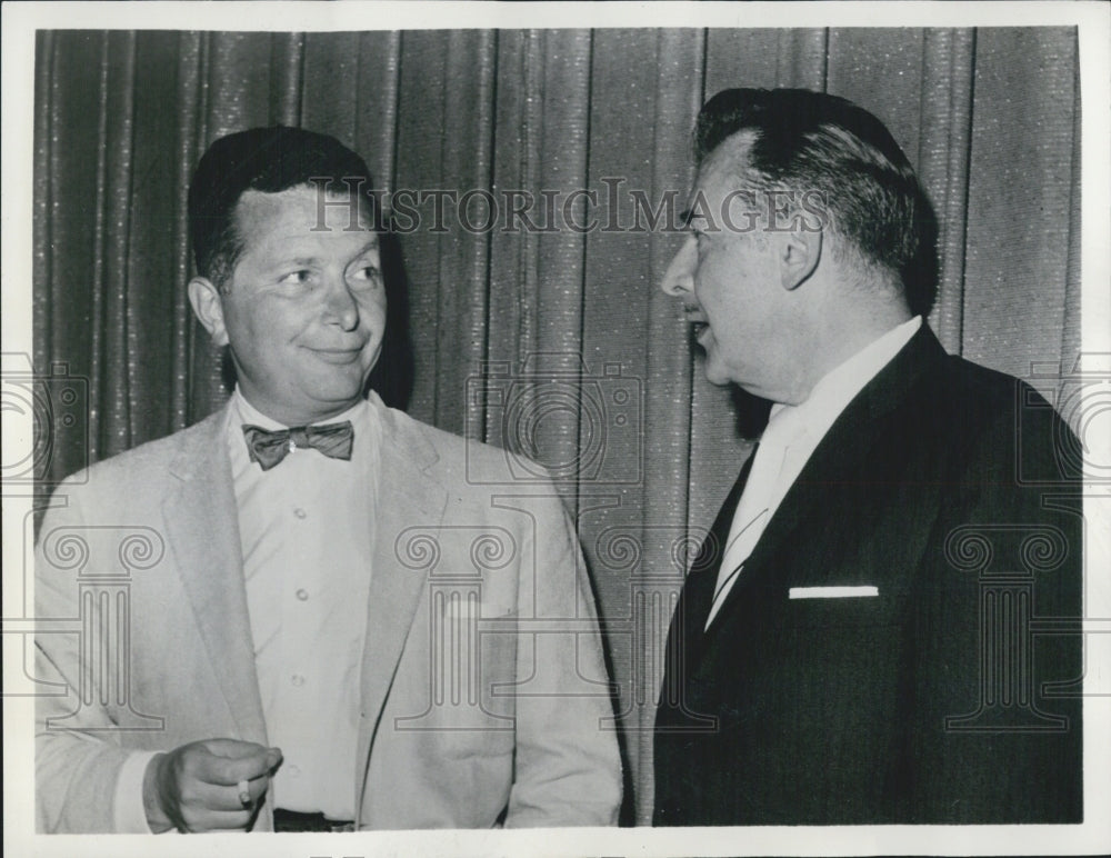 1960 Crime Buster Prosecutor Burton Turkus Henry Morgan - Historic Images