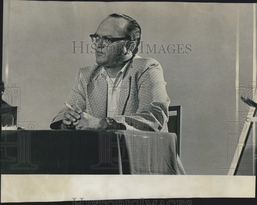 1973 Press Photo Joseph A Zale facing theft charges - Historic Images