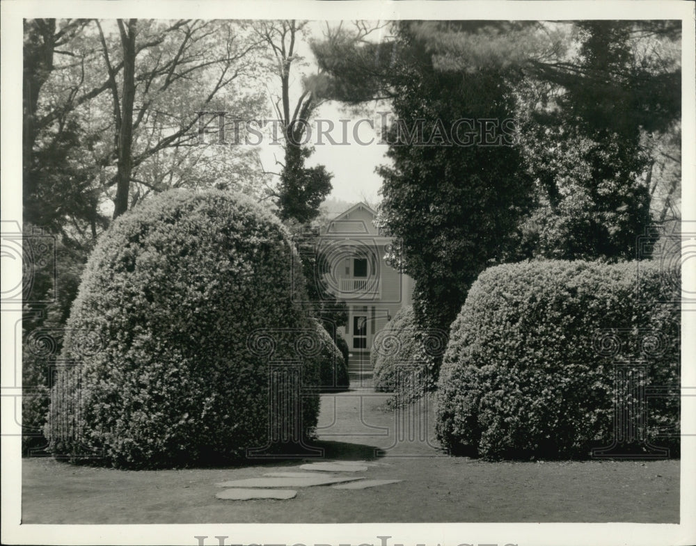 Press Photo Richmond Virginia Ash Lawn James Monroe home Mansion - Historic Images