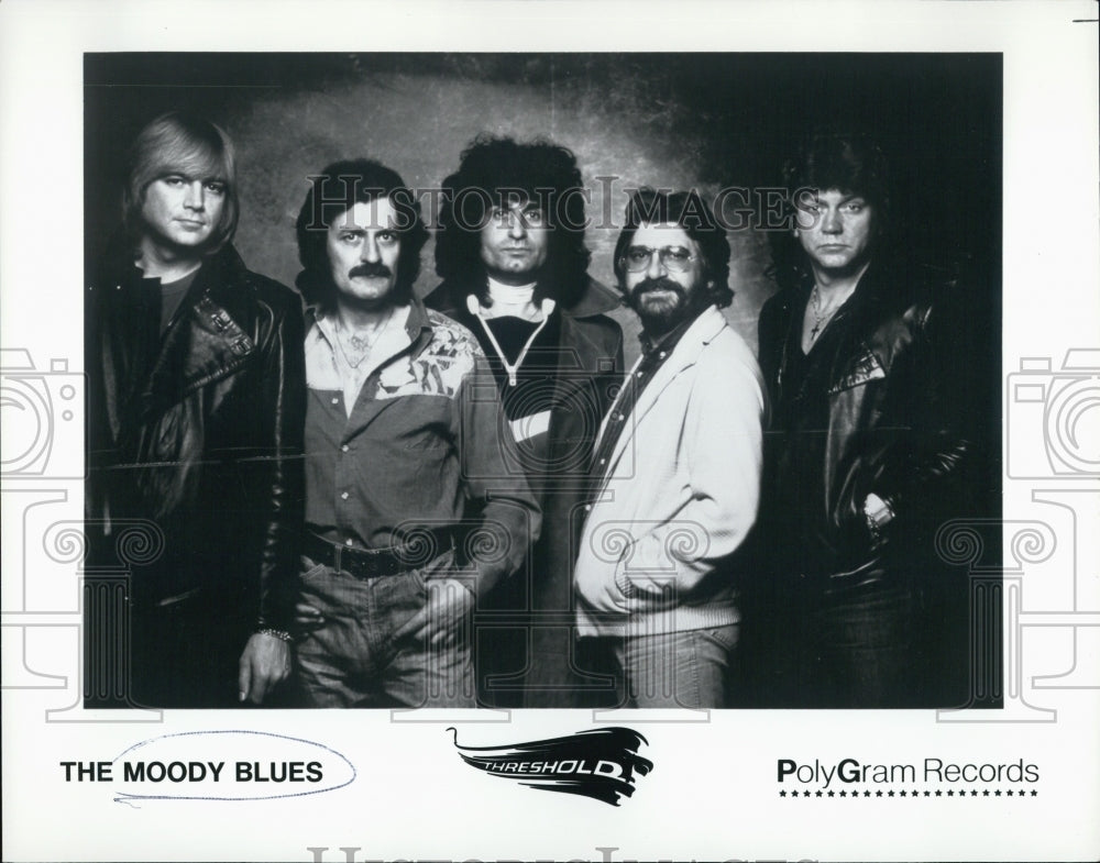 Press Photo The Moody Blues Music Band Polygram Record - Historic Images