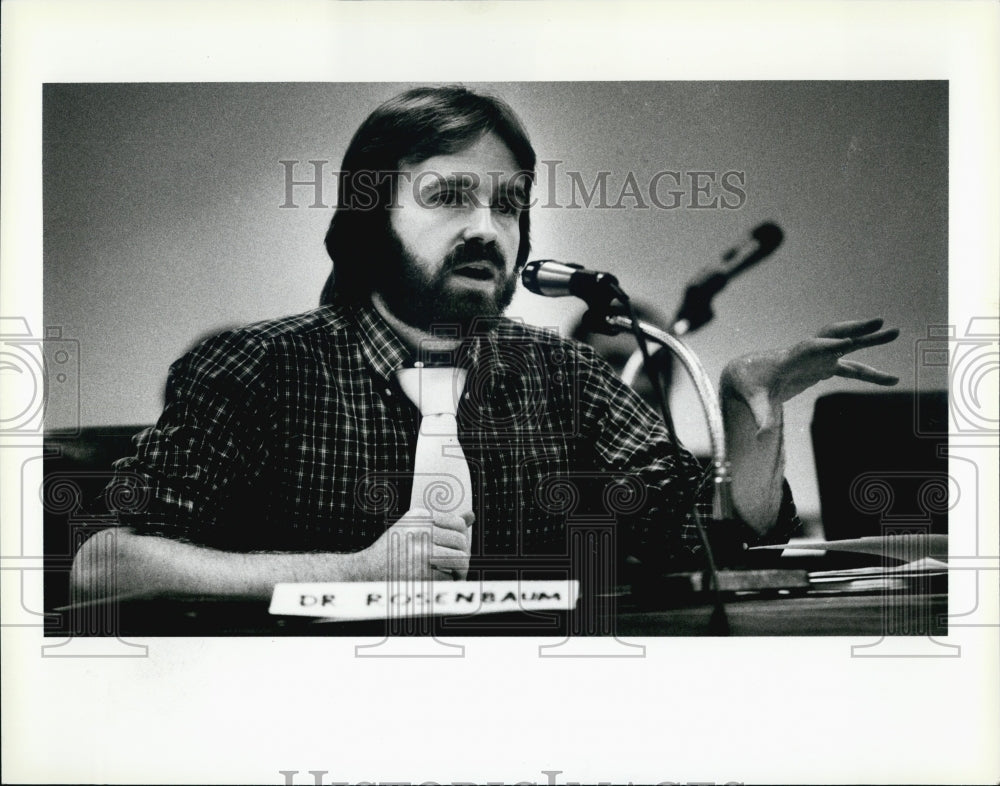 1983 Press Photo Northwestern University Rosenbaum - Historic Images