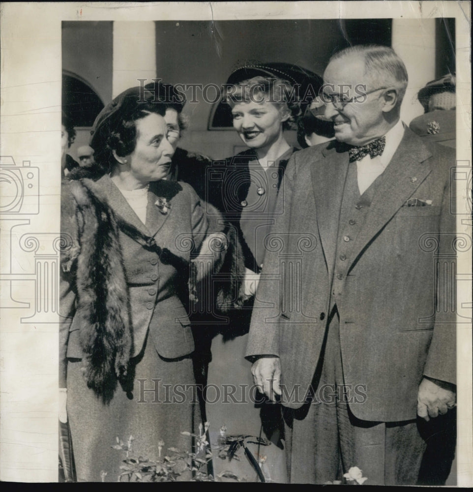 1960 Press Photo Truman and Rosenberg - RSG06505 - Historic Images