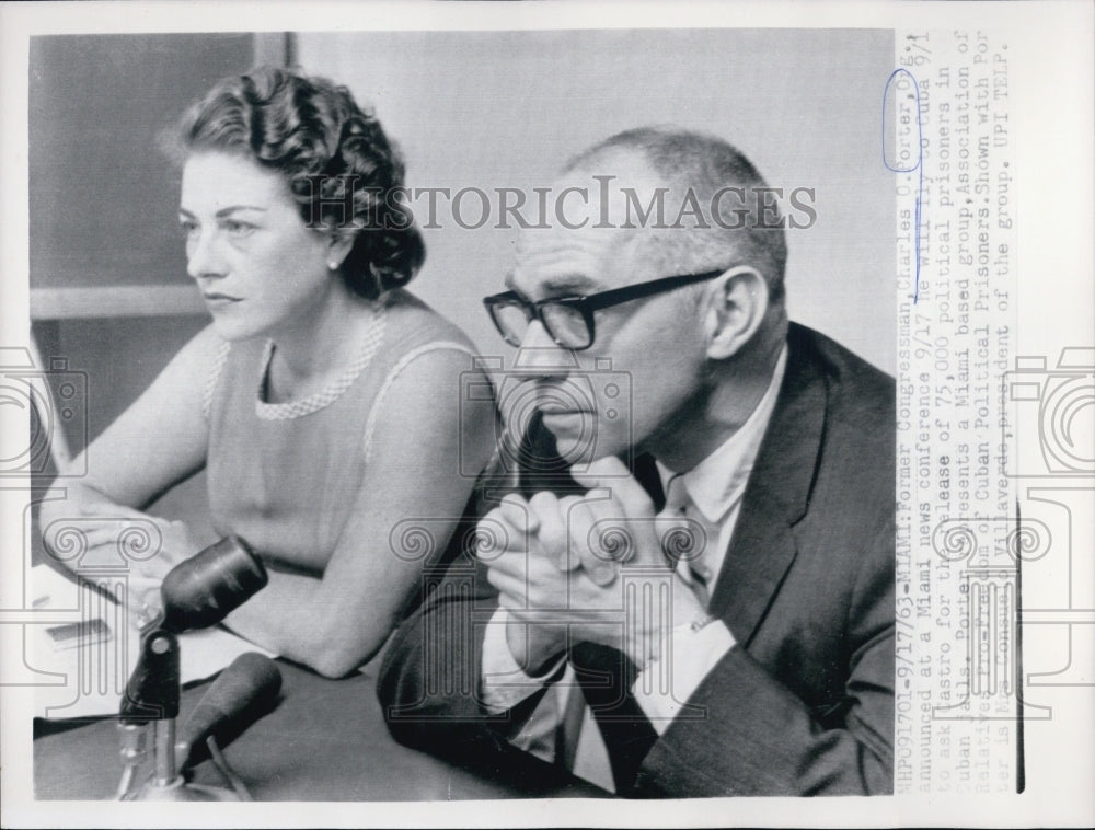 1963 Charles Porter former Congressman - Historic Images