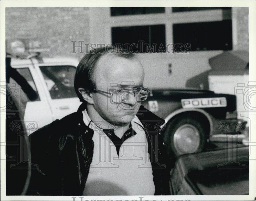 Press Photo Jerry Wayne Powell Suspected of Shooting 3 Co-Workers - Historic Images