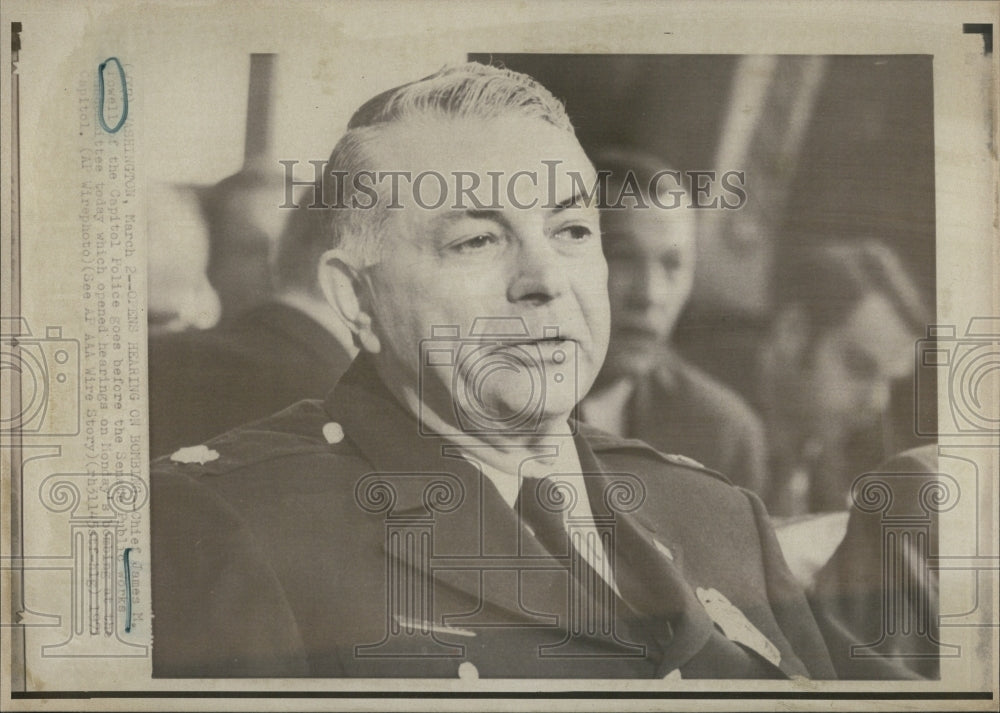 1971 Chief James Powell of Capitol Police - Historic Images