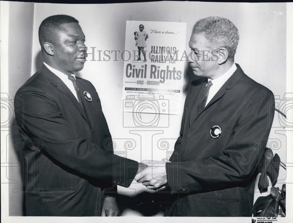 Press Photo Rev John Porter Southern Christian Leadership Conference - Historic Images