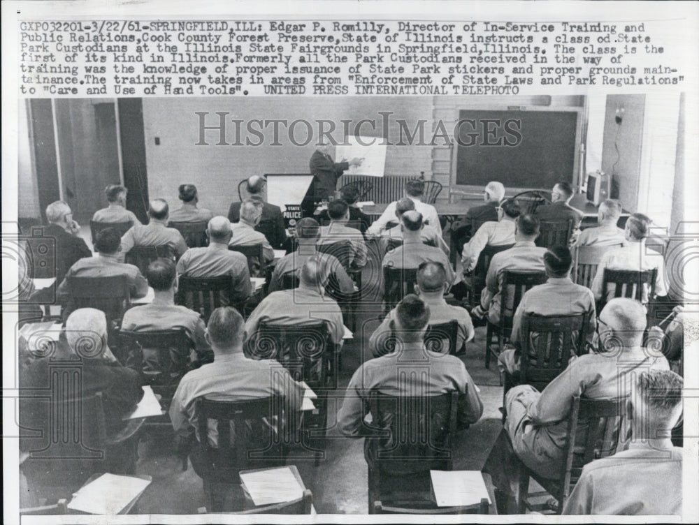 1961 Romilly Illinois State Park Training - Historic Images