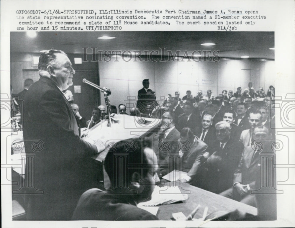 1964 Ronan Democratic House Convention - Historic Images