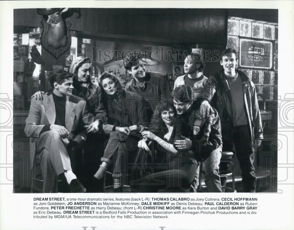 1989 Press Photo Midkiff in &quot;Dream Street&quot; - Historic Images