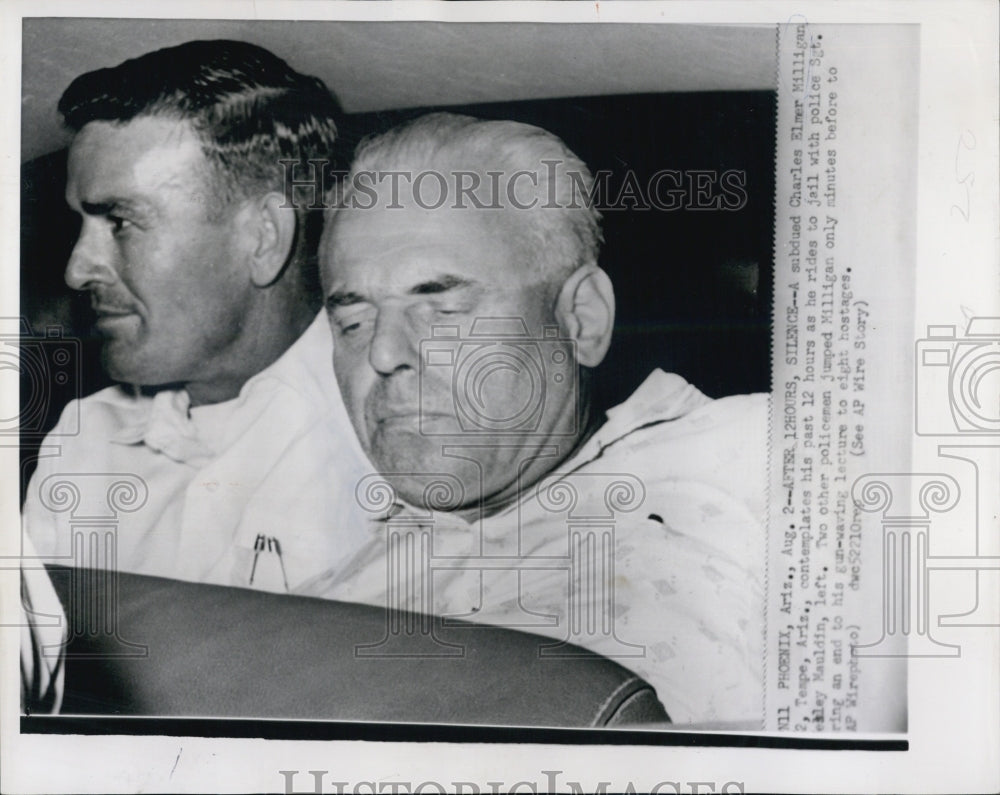 1962 Milligan Arrested Hostages - Historic Images