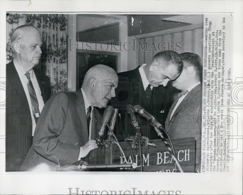 1960 Rooney Policy Press Conference - Historic Images