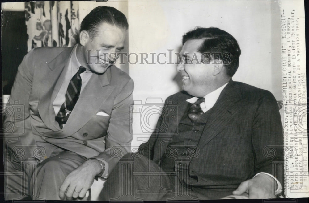 1940 Wendell L. Willkie, Elliott Roosevelt-Historic Images