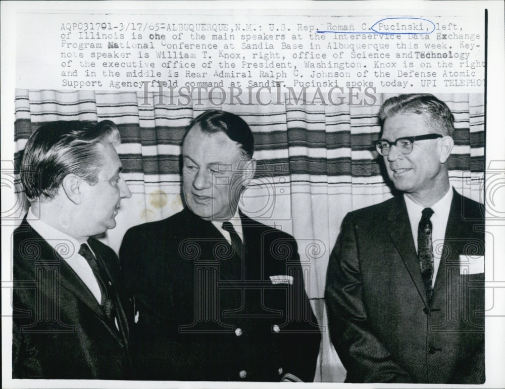 1965 Roman C. Pucinski William E. Knox & Ralph C. Johnson Conference - Historic Images