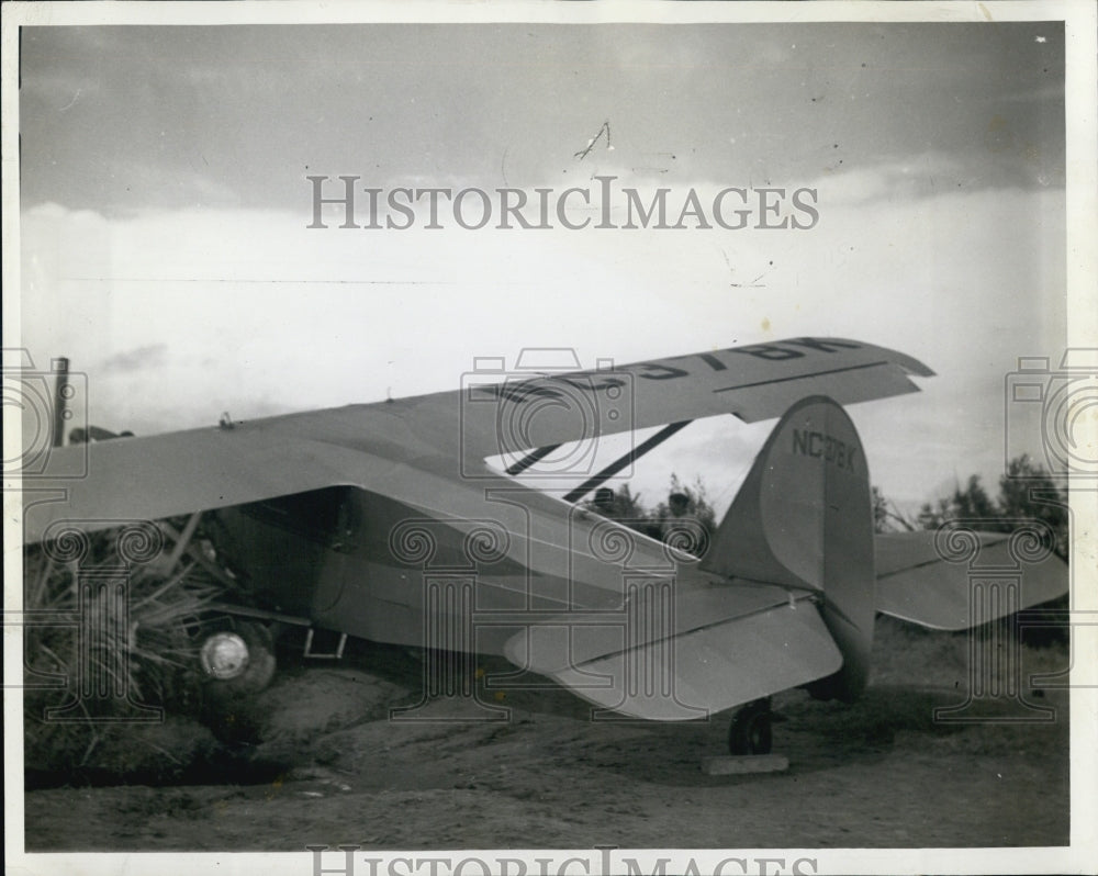 1940 Press Photo Plane pilot Jim Allen landed in brazil, emergency landing - Historic Images