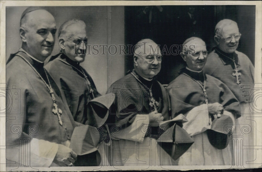 1963 Five American Cardinals in Rome - Historic Images